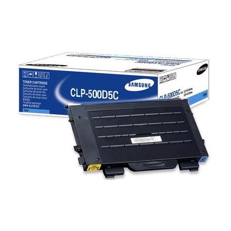 Samsung CLP-500D5C Cyan Original Toner Cartridge CLP-500 CLP-550 Printer