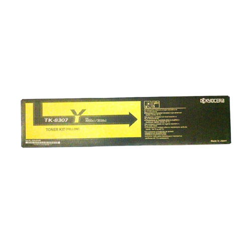 Kyocera Mita TK-8307Y Original Yellow Toner Cartridge for 3050ci