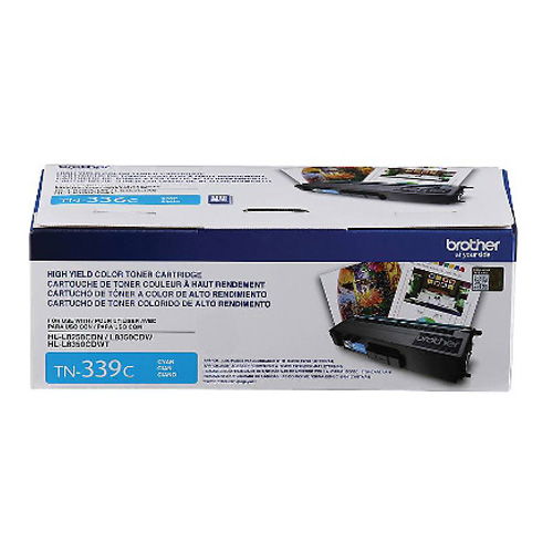 Brother TN-339C Original Super High Yield Cyan Toner Cartridge