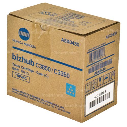 Konica Minolta TNP-48C Cyan Original Toner Bizhub C3350 C3850