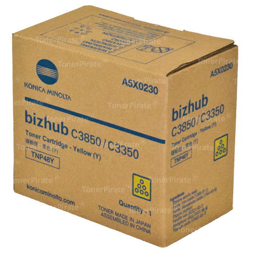 Konica Minolta TNP-48Y Yellow Original Toner Bizhub C3350 C3850