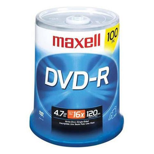 Maxell 638014 16X 4.7GB DVD-R 100PK Spindle 