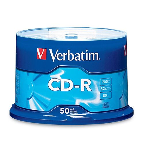 Verbatim 94691 52X 700MB CD-R 80min 50PK Spindle
