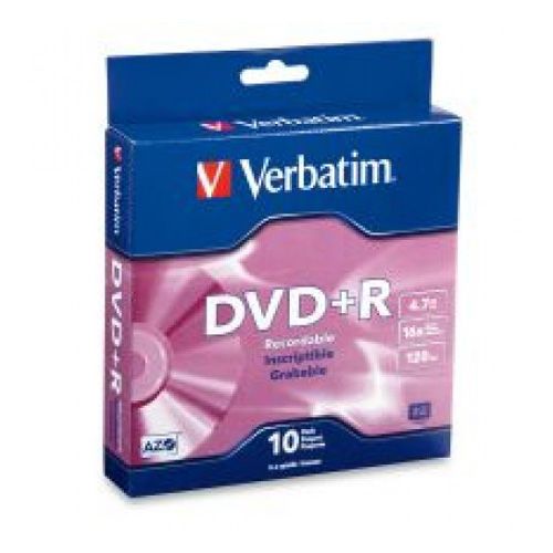 Verbatim 95032 16X 4.7GB DVD+R 10PK Spindle