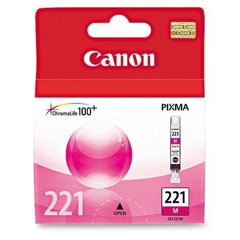 Canon CLI-221 Magenta Original Ink Tank for Pixma iP3600 iP4600 MP640 MP980 MX860