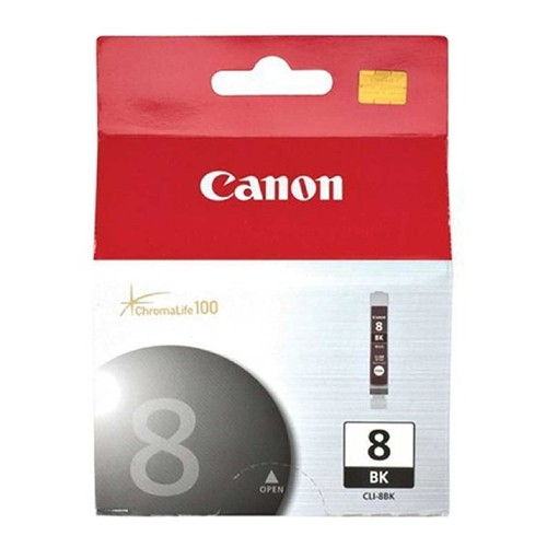 Canon CLI-8BK Original Black Ink Tank Pixma iP4200 iP4500 iP6600D MP600 MP800