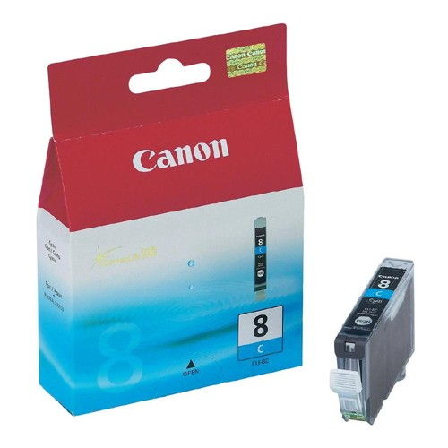 Canon CLI-8C Original Cyan Ink Tank Pixma iP4200 iP4500 iP6600D MP600 MP800
