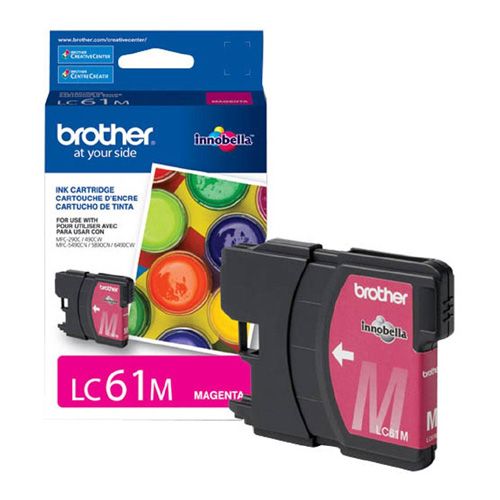 Brother LC61M Original Magenta Ink Cartridge for DCP-165 585 6690 MFC-290 5890 790 990