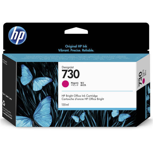 HP 730 P2V63A Magenta Original Ink Cartridge for DesignJet T1600