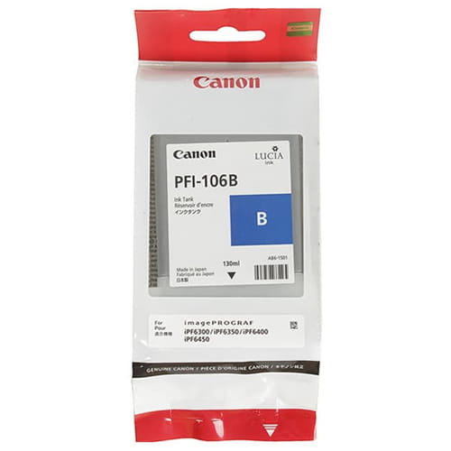 Canon PFI-106B 6629B001 Blue Original Ink Cartridge for IPF6350
