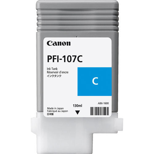 Canon PFI-107C Original Cyan Ink Cartridge for iPF680 iPF780