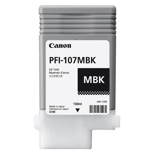 Canon PFI-107MBK Original Matte Black Ink Cartridge