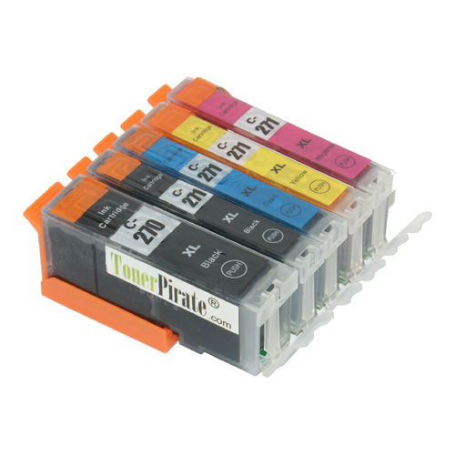 Canon PGI-270XL/CLI-271XL 5-Pack Hi-Yield Compatible Ink Cartridge Set