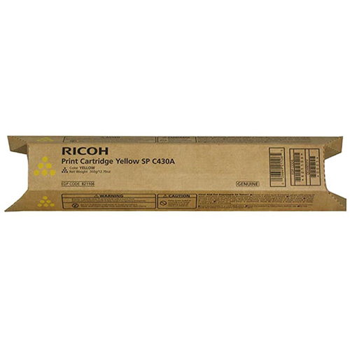 Ricoh 821106  Yellow OriginalToner Cartridge for Aficio SPC430DN 