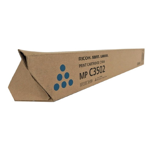 Ricoh 841738 Cyan Original Toner Cartridge Aficio MPC3002 C3502