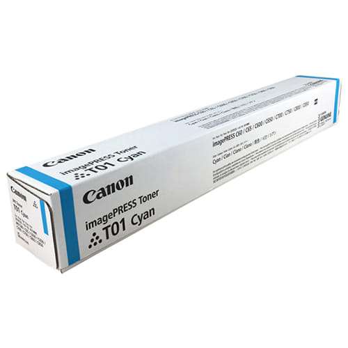 Canon 8067B001 T01 Cyan Original Toner Cartridge for C60 C710 C910