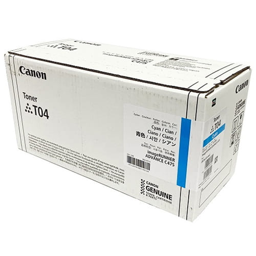 Canon 2979C001 T04 Cyan Original Toner Cartridge - IR C475 C478 C568