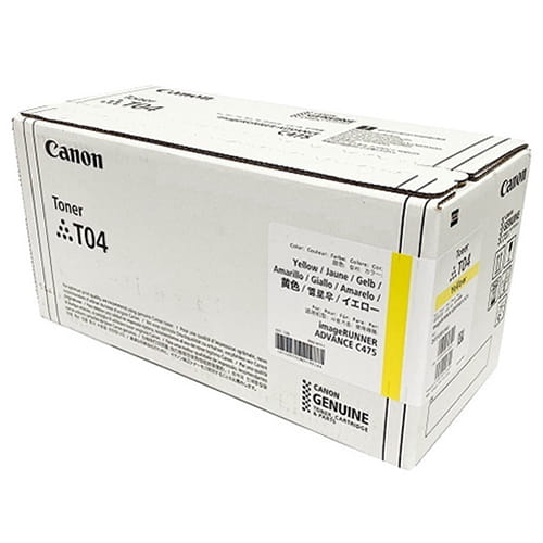 Canon 2977C001 T04 Yellow Original Toner Cartridge - IR C475 C478 C568