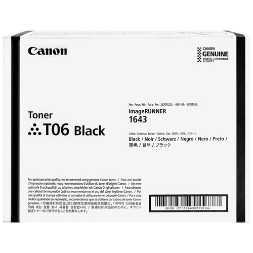 Canon 3526C001 T06 Original Toner Cartridge for IR 1643i 1643iF