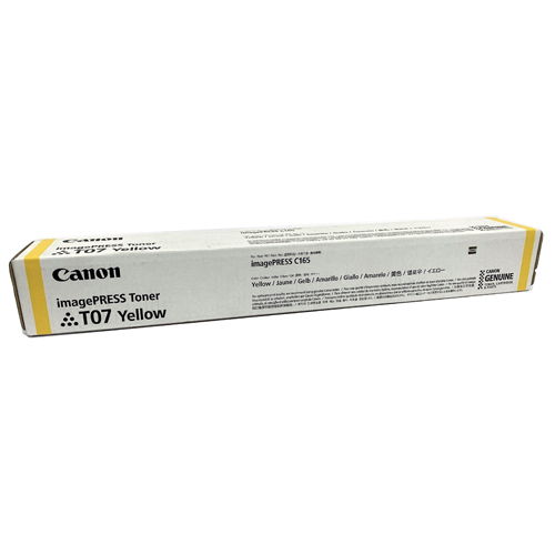 Canon 3644C001 T07 Yellow Original Toner Cartridge for C165 C170 C265