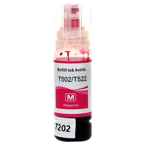 Epson T502 Magenta Compatible Ink Bottle for EcoTank ET-2850 ET-4850
