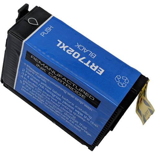 Epson T702XL120 Black Compatible Ink Cartridge for WF-3730 WF-3720