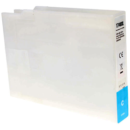 Epson T748XL220 Remanufactured High Yield Cyan Ink Cartridge