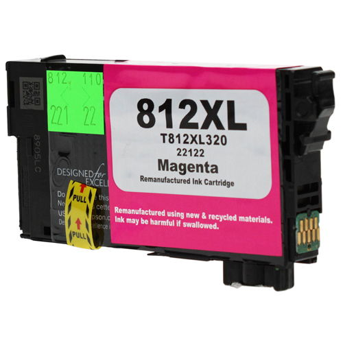 Epson T812XL320 812XL High Yield Magenta Compatible Ink Cartridge