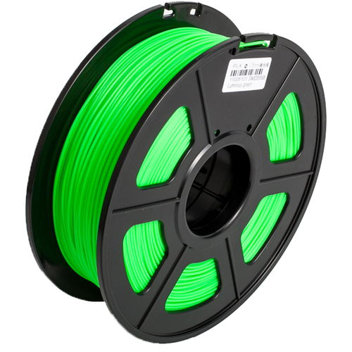 ABS Noctilucent Green Filament 1.75mm 1kg Supply Spool for 3D Printer