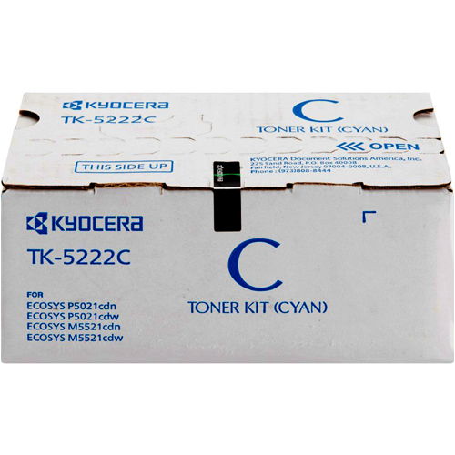 Kyocera TK-5222C Cyan Original Toner Cartridge for M5521CDW