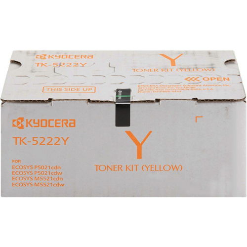 Kyocera TK-5222Y Yellow Original Toner Cartridge for M5521CDW