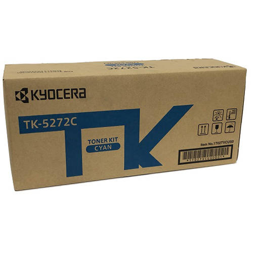 Kyocera Mita TK-5272C Cyan Original Toner Cartridge for M6630cidn