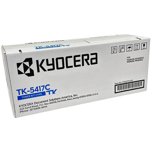 Kyocera TK-5417C Original Cyan Toner Cartridge - MA4500CI PA4500CI