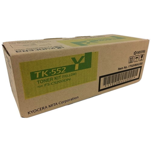 Kyocera Mita TK-552Y Yellow Original Toner Cartridge