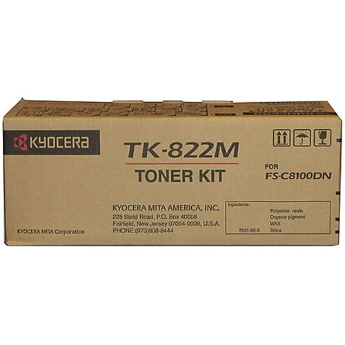 Kyocera TK-822M Magenta Original Toner Cartridge for FS-C8100DN