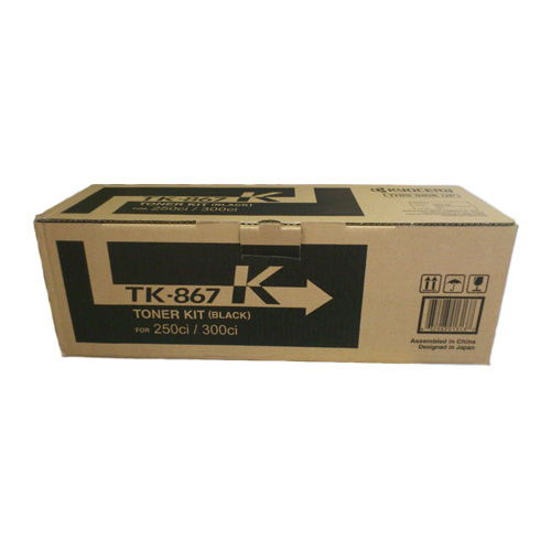 Kyocera Mita TK-867K Original Black Toner Cartridge for 250ci 300ci