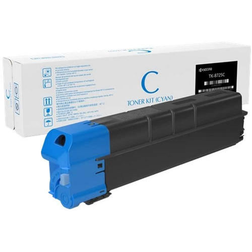 Kyocera Mita TK-8737C Cyan Original Toner Cartridge for 7052ci 8052ci