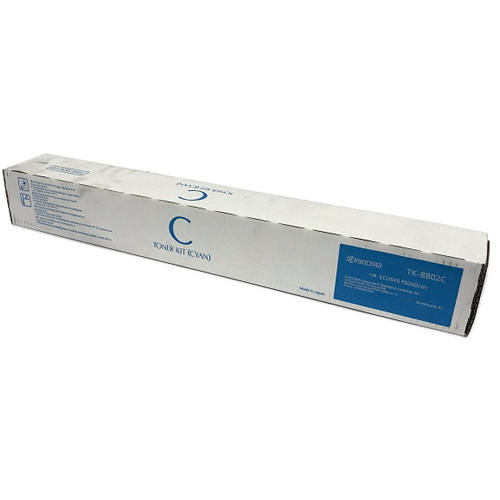 Kyocera Mita TK-8802C Cyan Original Toner Cartridge for P8060cdn