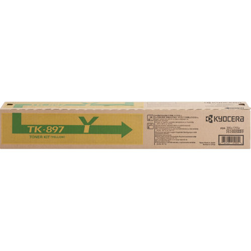 Kyocera Mita TK-897Y Yellow Original Toner Cartridge