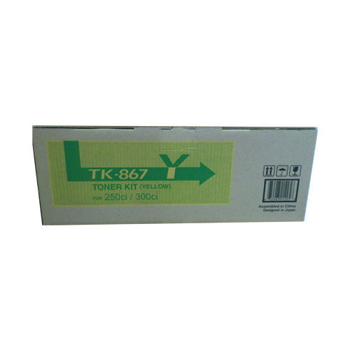 Kyocera Mita TK-867Y Original Yellow Toner Cartridge 250ci 300ci