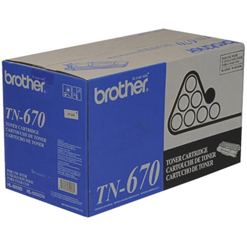 Brother TN-670 Original Toner Cartridge for HL-6050 HL-6050D