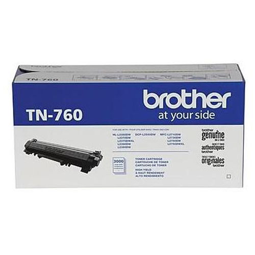 Brother TN-760 Original Toner Cartridge for HL-L2350 HL-L2370DW