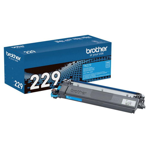 Brother TN229C Cyan Standard Yield Original Toner Cartridge