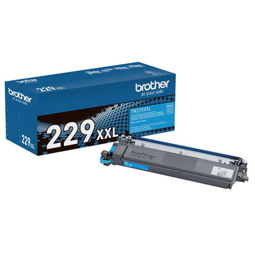 Brother TN229XXLC Cyan Super High Yield Original Toner Cartridge