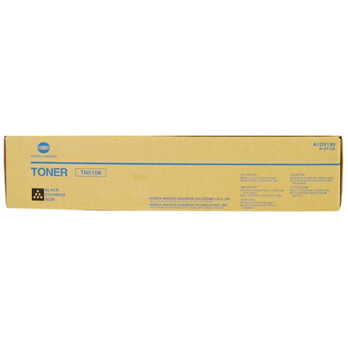 Konica Minolta TN615K A1DY130 Original Black Toner Cartridge