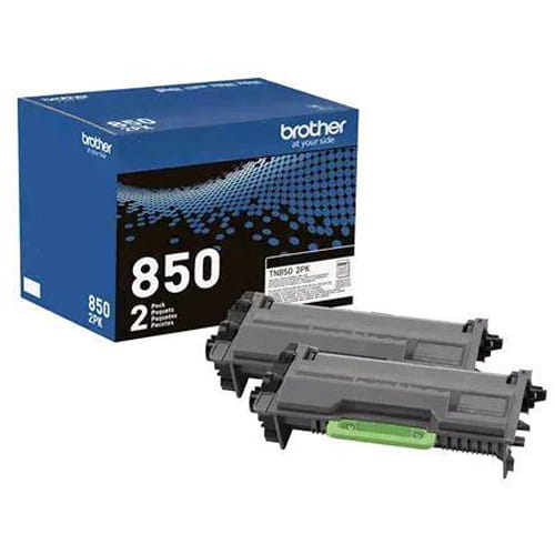 Brother TN-850 2 Pack Original High Yield (8K) Toner Cartridges