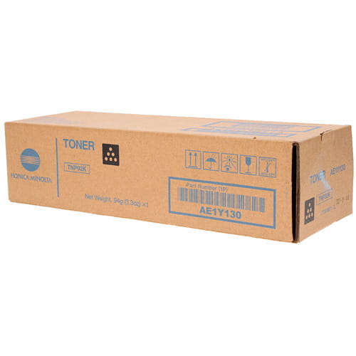 Konica Minolta TNP-92K AE1Y130 Black Original Toner Bizhub C3120i
