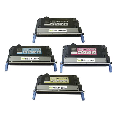 HP Q5950A/51A/52A/53A Black & Color Toner Set for LaserJet 4700 4700dn