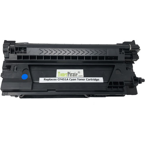 HP CF451A 655A Cyan Compatible Toner Cartridge for M652n M653dn M681