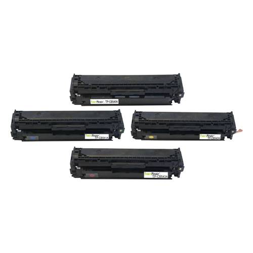 HP CB540A/41A/42A/43A Black & Color Toner Set for LaserJet CP1215